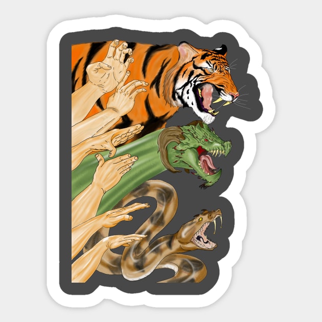 Shaolin Form Sticker by dragume